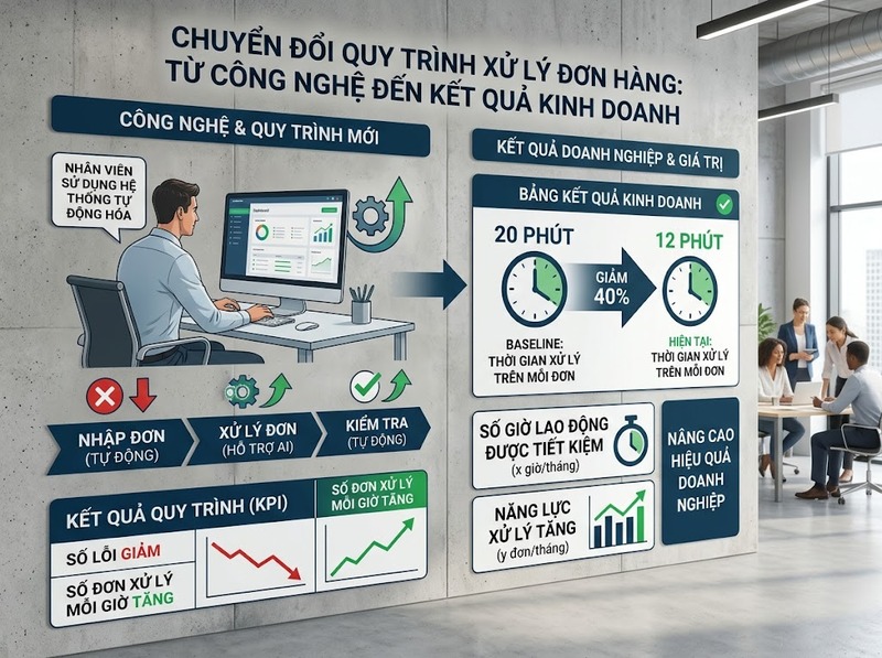 Giá trị giải pháp công nghệ được đánh giá qua lợi ích, chi phí và tác động vận hành